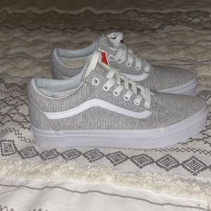 NWT vans mini stripe grey sneaker